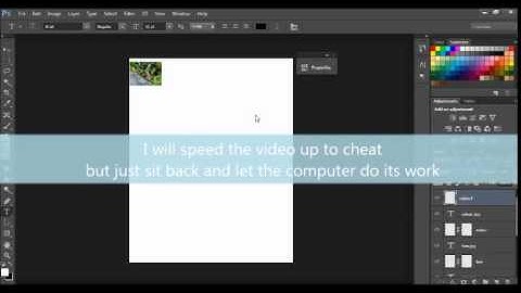 How to make a contact sheet using Photoshop CS6