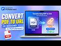 How to Send a PDF as a Link & Convert PDF to HTML | PDFelement Tutorial