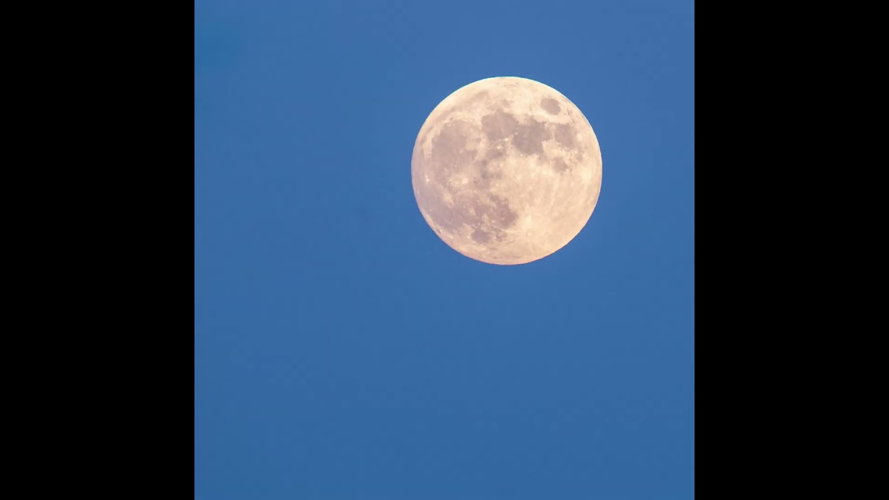 Full Moon and Airplane