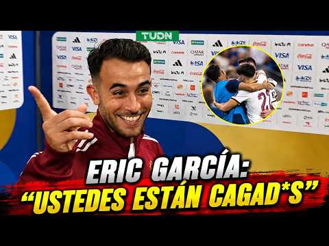 Eric García enciende la Final con su respuesta a un periodista argentino | TUDN