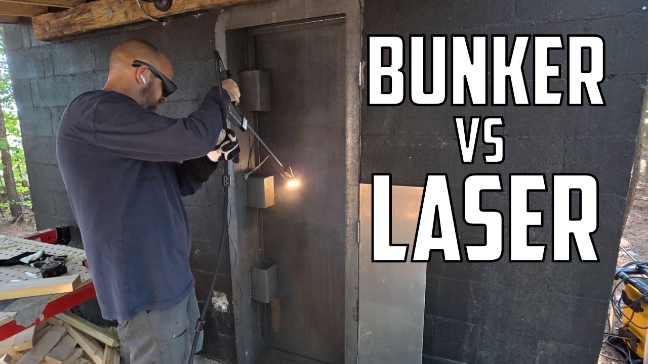 ⁣BUNKER vs. LASER - xTool MetalFab laser welder and CNC Ep. 697