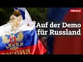 Prorussische Demo und Protest: Autokorso für Russland fährt durch Köln | WDR Aktuelle Stunde