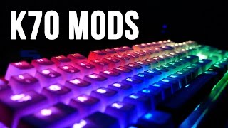 Corsair Gaming K70 Aesthetic Mods! Looks & Sounds