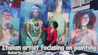 Italian artist focusing on painting, Roberta Coni.