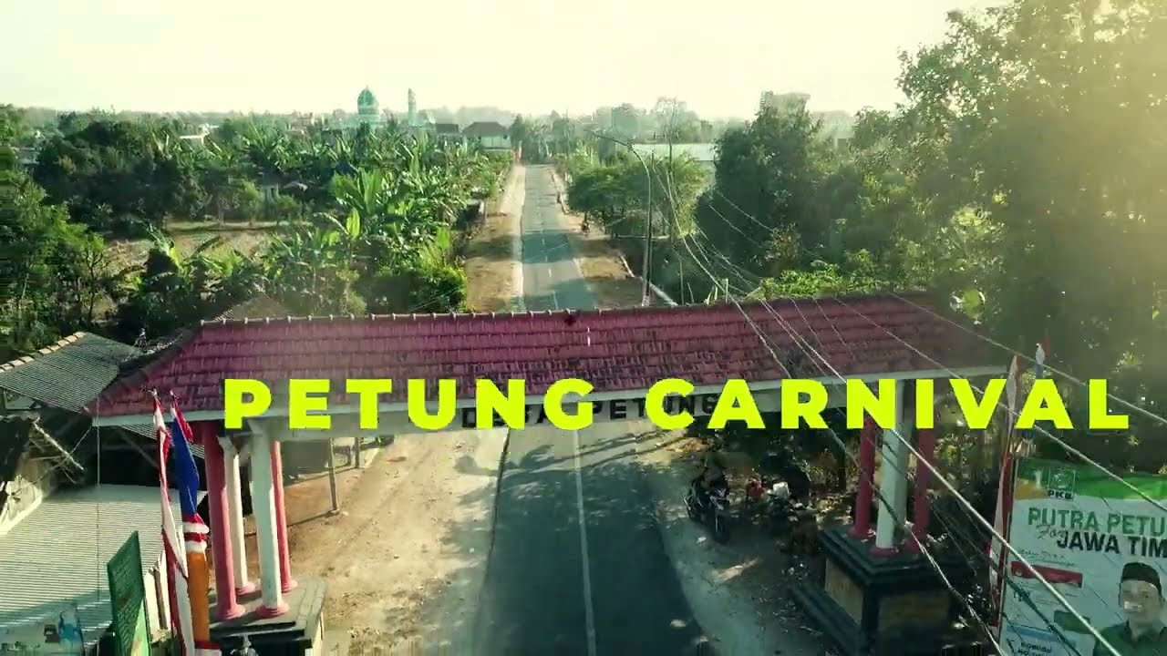 KARNAVAL HUT RI KE 78 DESA PETUNG (DRONE 1)