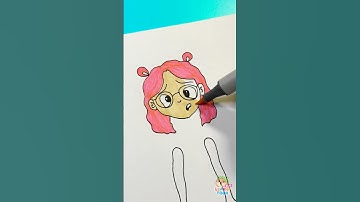 Mini Me😍 Handing Paper Doll Tutorial 💕 #Kids #Art