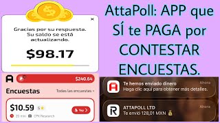 AttaPoll: App que PAGA por CONTESTAR ENCUESTAS | YA PERMITE RETIROS con REVOLUT. screenshot 1