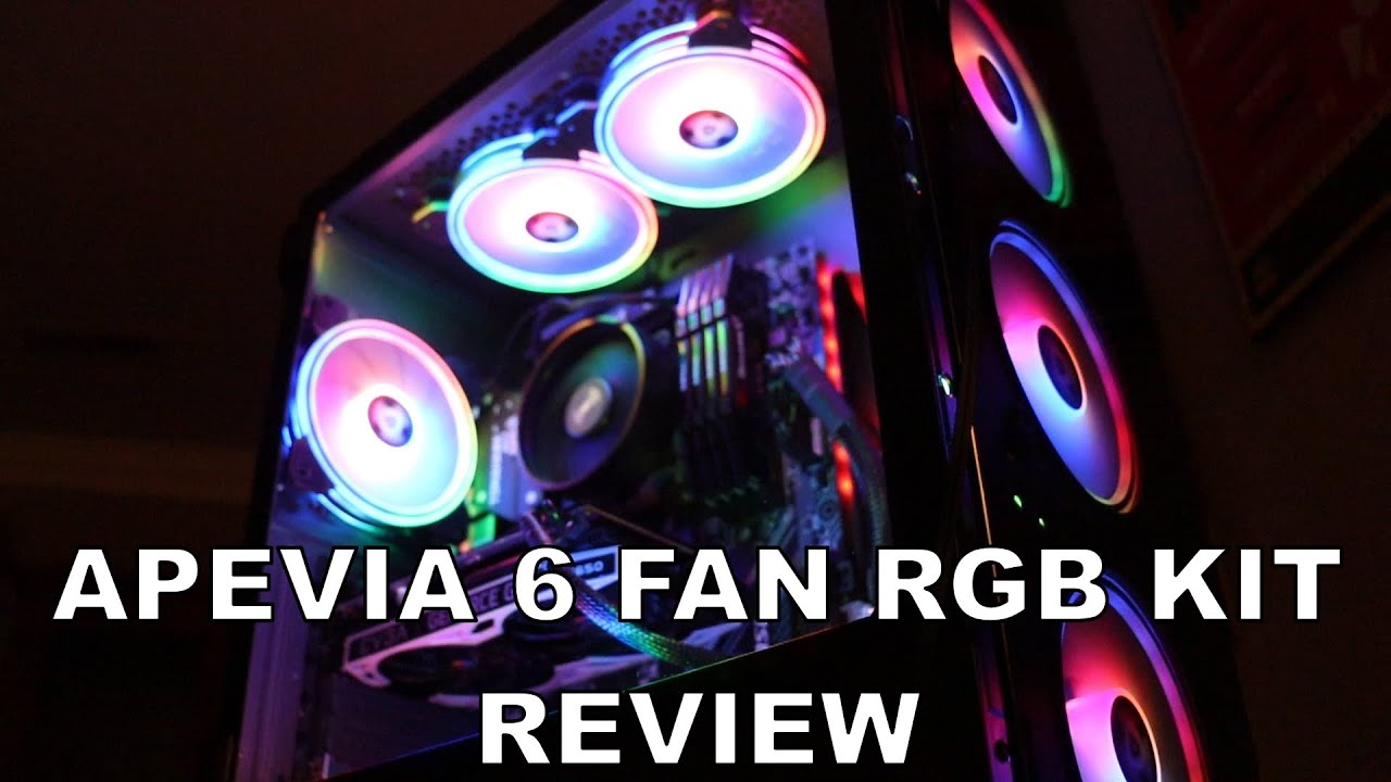 Apevia rgb kit review review sound test and all color combos shown ...