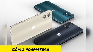 como formatear Motorola E13 [ hard reset ] borrar patrón - eliminar bloqueo