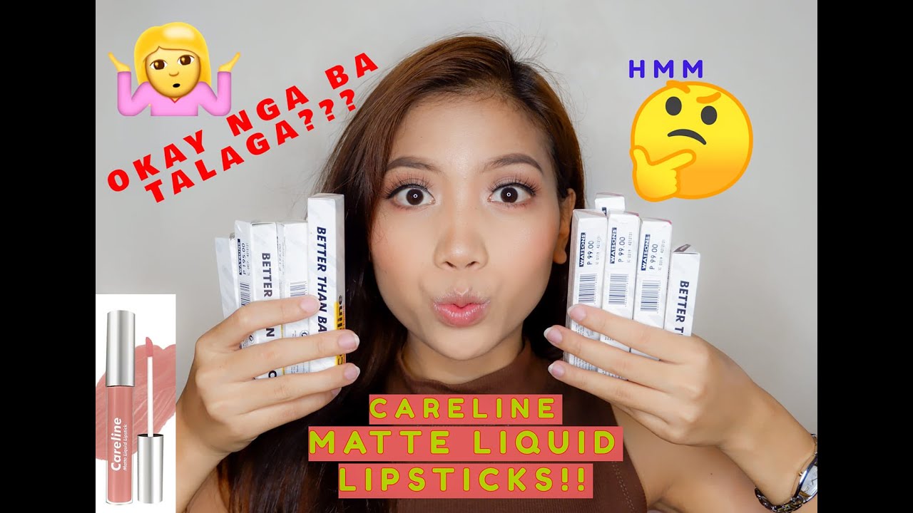 CARELINE MATTE LIQUID LIPSTICKS REVIEW- Okay nga ba talaga?? | Belle Merto