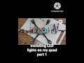 installing LED lights on my quad part  1.                                   #fpvfreestyle