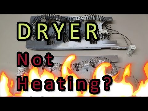 Dryer Heating Element Replacement - Kenmore HE4 - YouTube