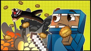 Minecraft, but there's a mod that makes us explode randomly...