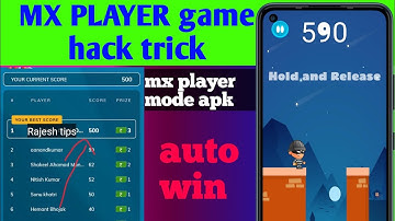 Mx player hack trick // mx player hack trick today // mx player swing robber game hack trick today