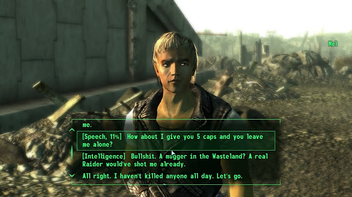 Fallout's Worst Mugger