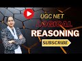 UGC NET PAPER I - Logical Reasoning Marathon