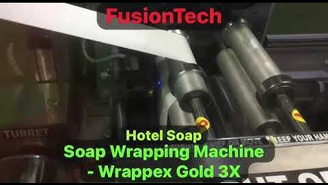 Fully Automatic Soap Wrapping Machine | 3 Servo Drive | Dual Wrapper Mechanism | FusionTech