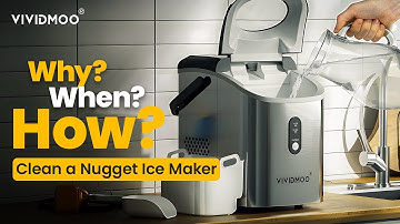 How do I clean a countertop ice maker/machine?
