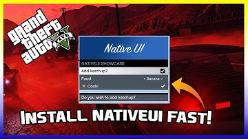 How to install Native UI 1.9.1 (2020) GTA 5 MODS |Install Native UI Fast and Easy|Game OF Barakallah