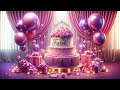 Fateha Happy Birthday To You 🎂🎉🎉Happy Birthday Song-Birthday Countdown..