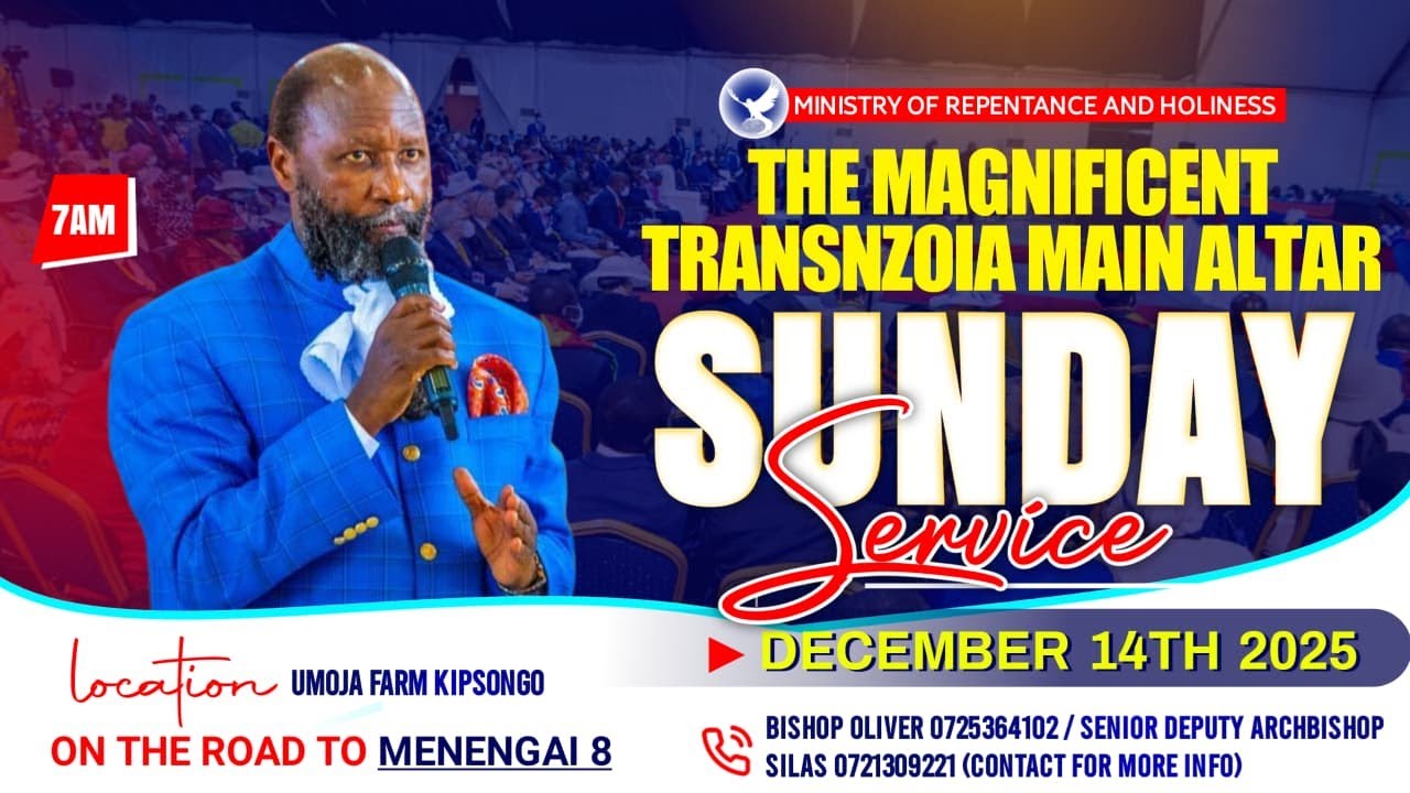 THE MAGNIFICENT TRANSNZOIA MAIN ALTAR SUNDAY SERVICE 14TH DEC.2025 ...