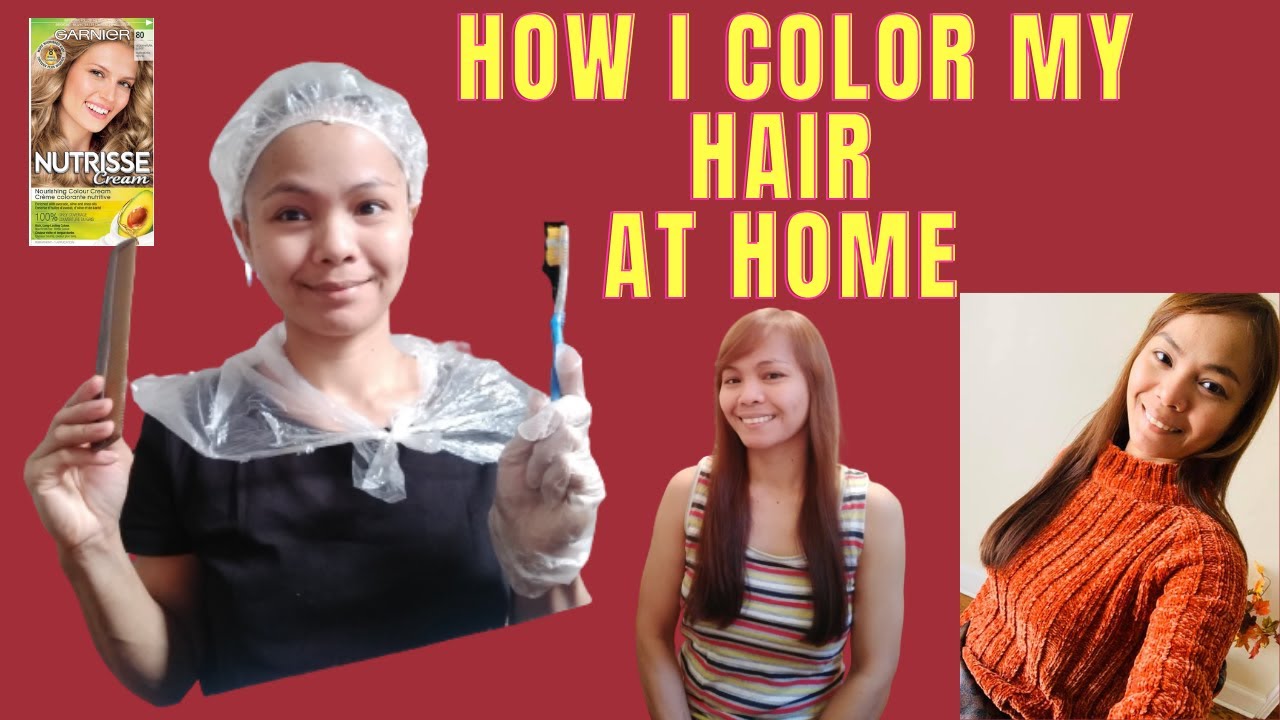 HOW I COLOR MY HAIR AT HOME DURING LOCKDOWN YouTube