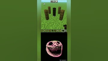 Fence Logic And Troll Face Meme In Minecraft🔥🤯#everyday #minecraftshorts #trollface #fromstamc