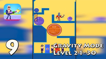 Hitmasters - Gameplay Walkthrough Gravity Mode Level 21-30 (Android, iOS)