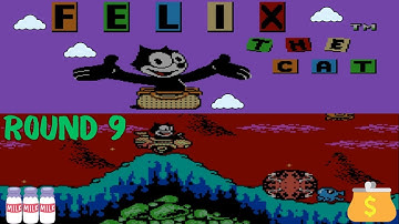 FELIX THE CAT. ROUND 9 completely. Old game. Games-Dendy. Retro game.