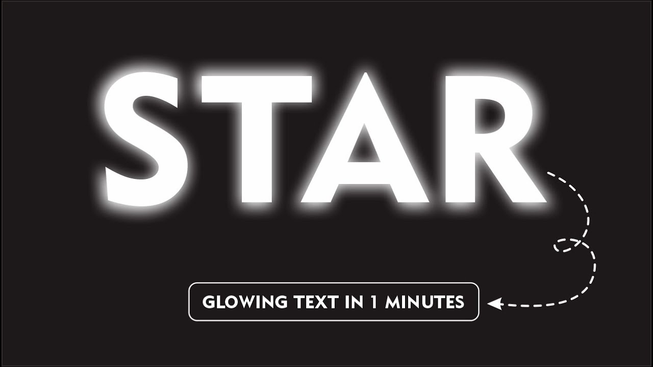 LEARN COREL DRAW 2020 TUTORIAL TEXT GLOWING #1