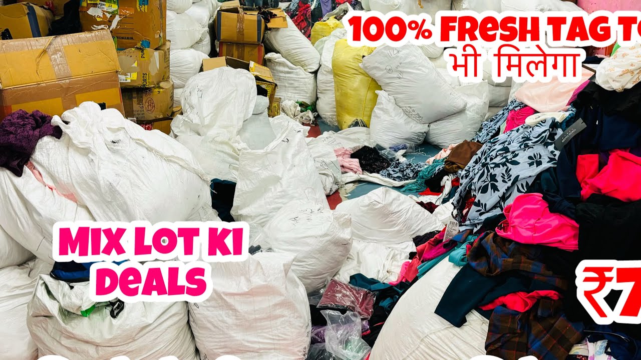 Brand Kurti Top Dress Mix Lot Avilable selection | Export surplus warehouse Delhi |Ad faishone hub