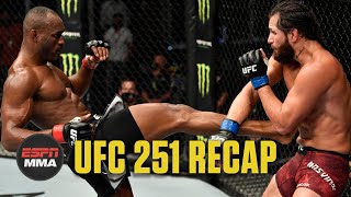 UFC 251 Recap: Kamaru Usman beats Jorge Masvidal, Volkanovski edges Holloway | ESPN MMA