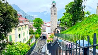 Rainy Walk In Charming City Lugano SwitzerlandSWITZERLAND Travel destinations