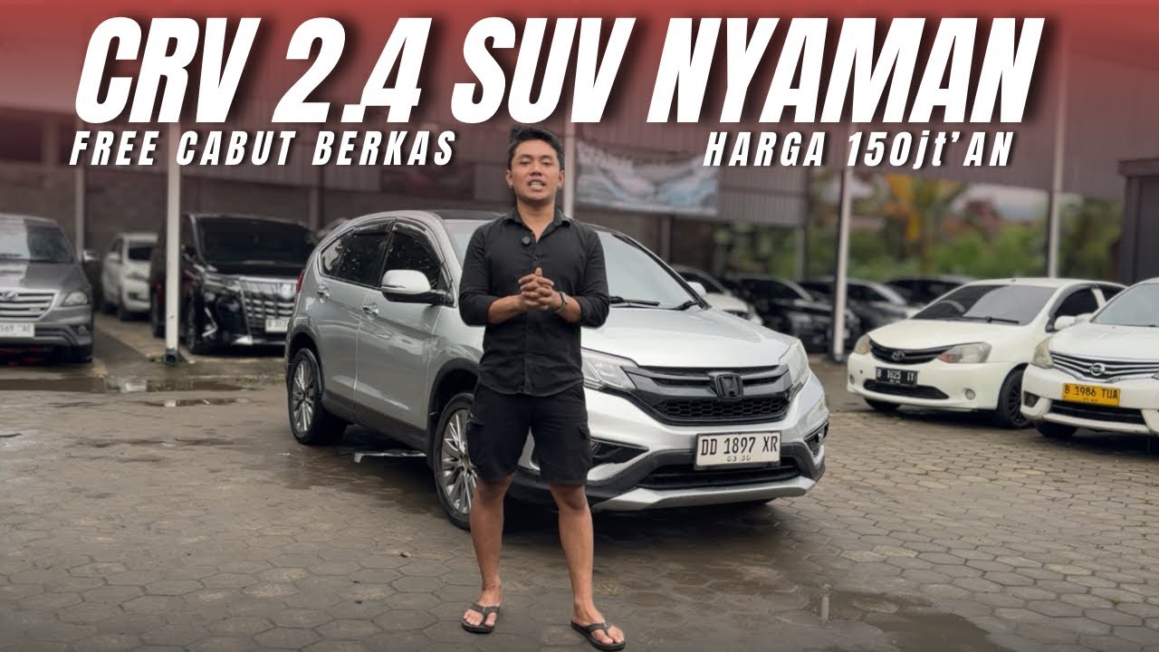 CRV 2.4 2015 SUV NYAMAN‼️|| REVIEW FOR SALE || JUAL BELI MOBIL MURAH || GARASI NAP
