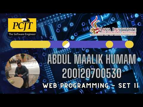 Web Programming – Task 11 | Java Institute | Abdul Maalik Humam