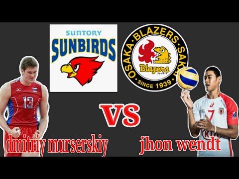 Dmitriy murserskiy (Suntory sunbrids ) vs jhon wendt ( osaka blazers sakai) || liga japan 2020