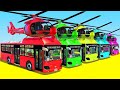 Homem-Aranha Parkour com Limusines Tratores Motos Ônibus Carros na pista de obstáculos - Gta Stream