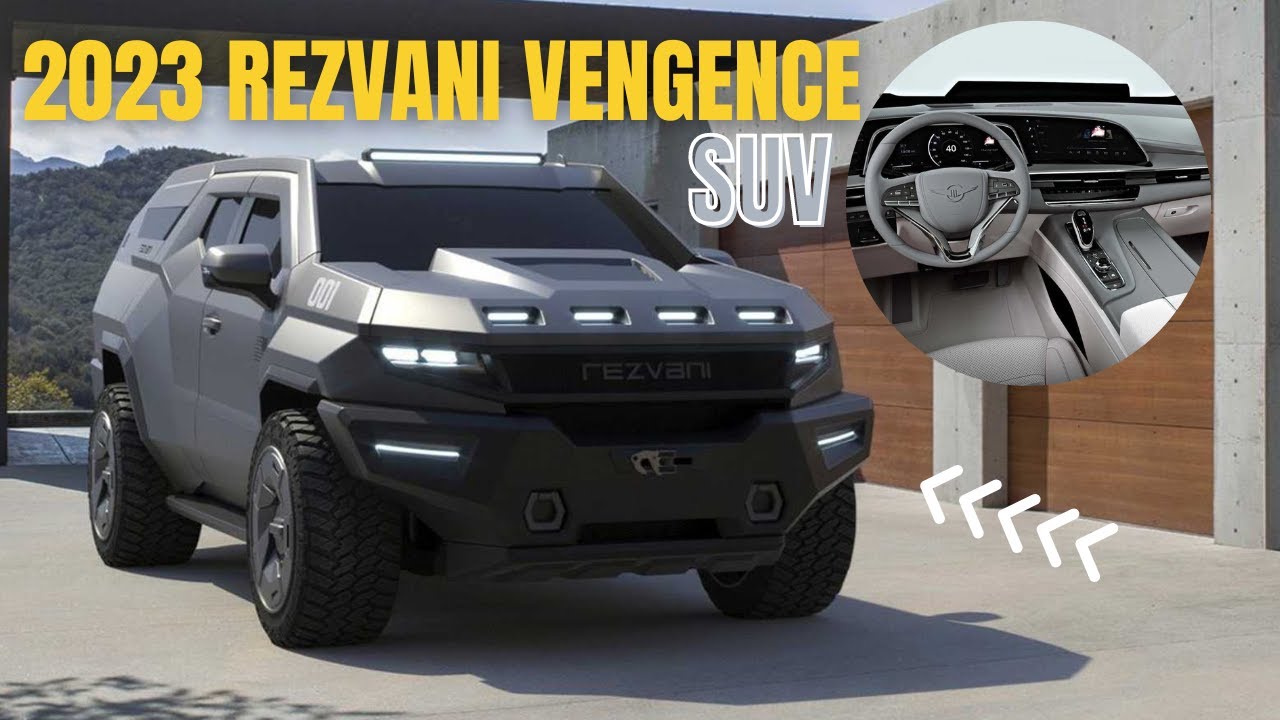 The 2023 Rezvani Vengence Is A Bullet Proof $250,000 Three-Row SUV - YouTube