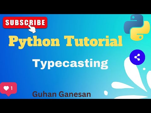 💥Python Type Casting Explained for Beginners | int, float, str, complex | Python Basics