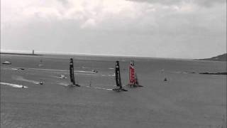 Americas Cup fleet race final - Plymouth 2011