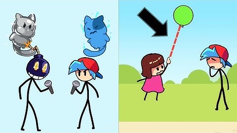 FNF Draw Puzzle - Music Battle Life Story - Gameplay Walkthrough Part 1 Level 1 - 100(Android, ios)