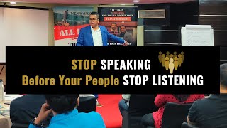 STOP SPEAKING Before Your Boss STOPS LISTENING