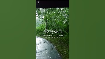 🍃محمود خليل الحصري 🍃سورة هود الاية (123) #quran #قرآن