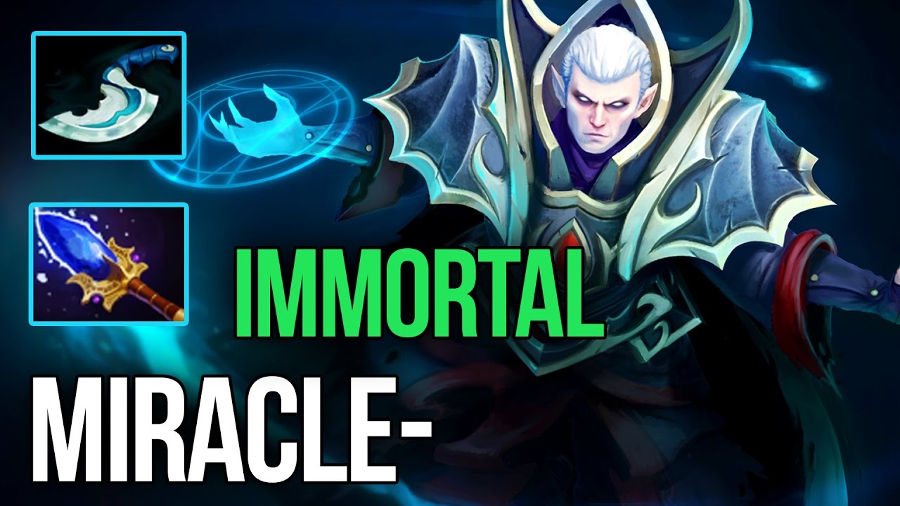 Miracle- 9k MMR Carry Immortal Invoker Gameplay Dota 2