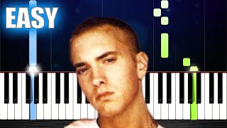 Eminem - Without Me - EASY Piano Tutorial by PlutaX Resimi