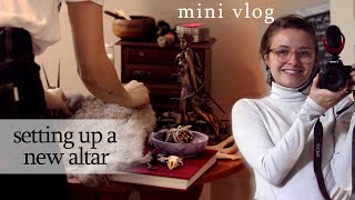 Setting Up a New Altar: Mini Vlog