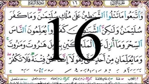#سورة_البقرة #الصفحة #16#أيمن ##السويد