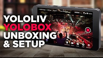 YoloLiv YOLOBOX Unboxing & Initial Setup - Live Stream to Youtube & Facebook Easily