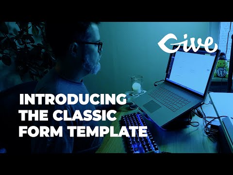 Introducing Classic Donation Form Template