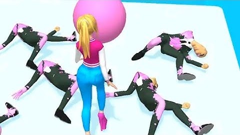 Gum Run 3D all levels gameplay Android, ios games new update | cartoon girl walk